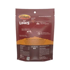 Zuke's Lil Links Soft & Chewy Dog Treats Chicken & Apple Recipe 6-oz