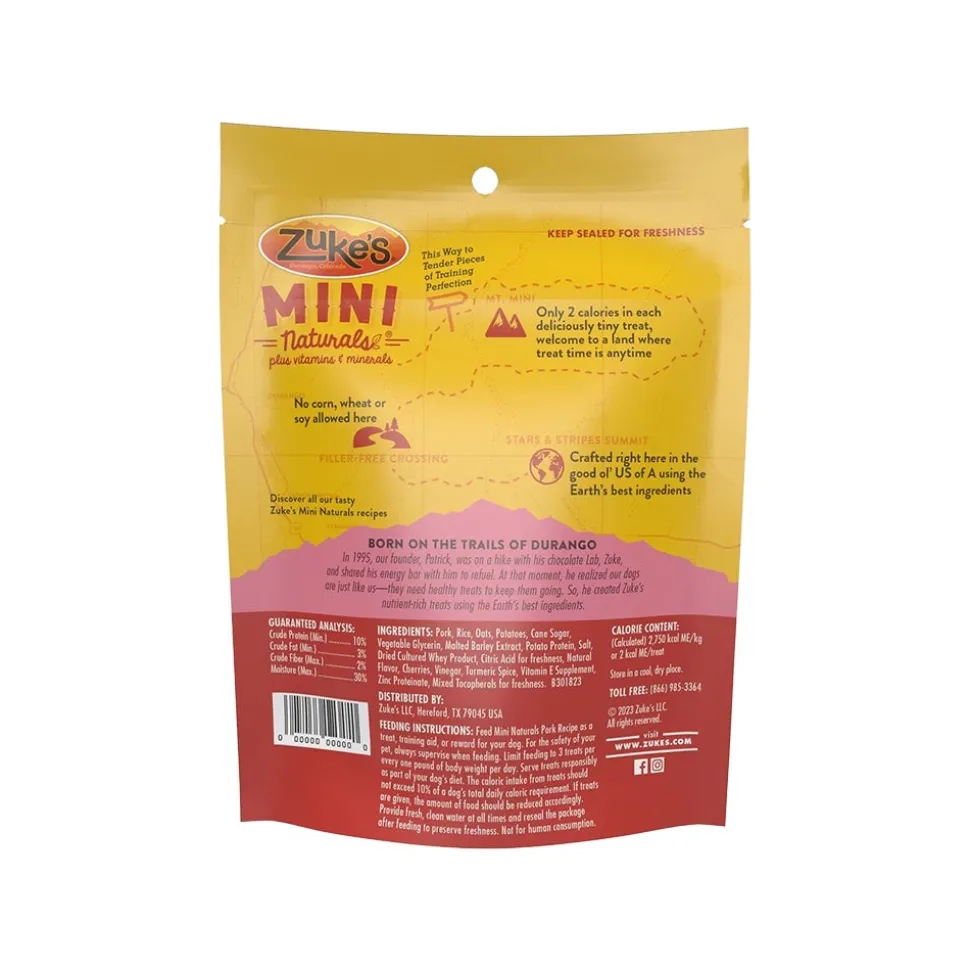 Zuke's Mini Naturals Training Dog Treats Pork Recipe 6-oz
