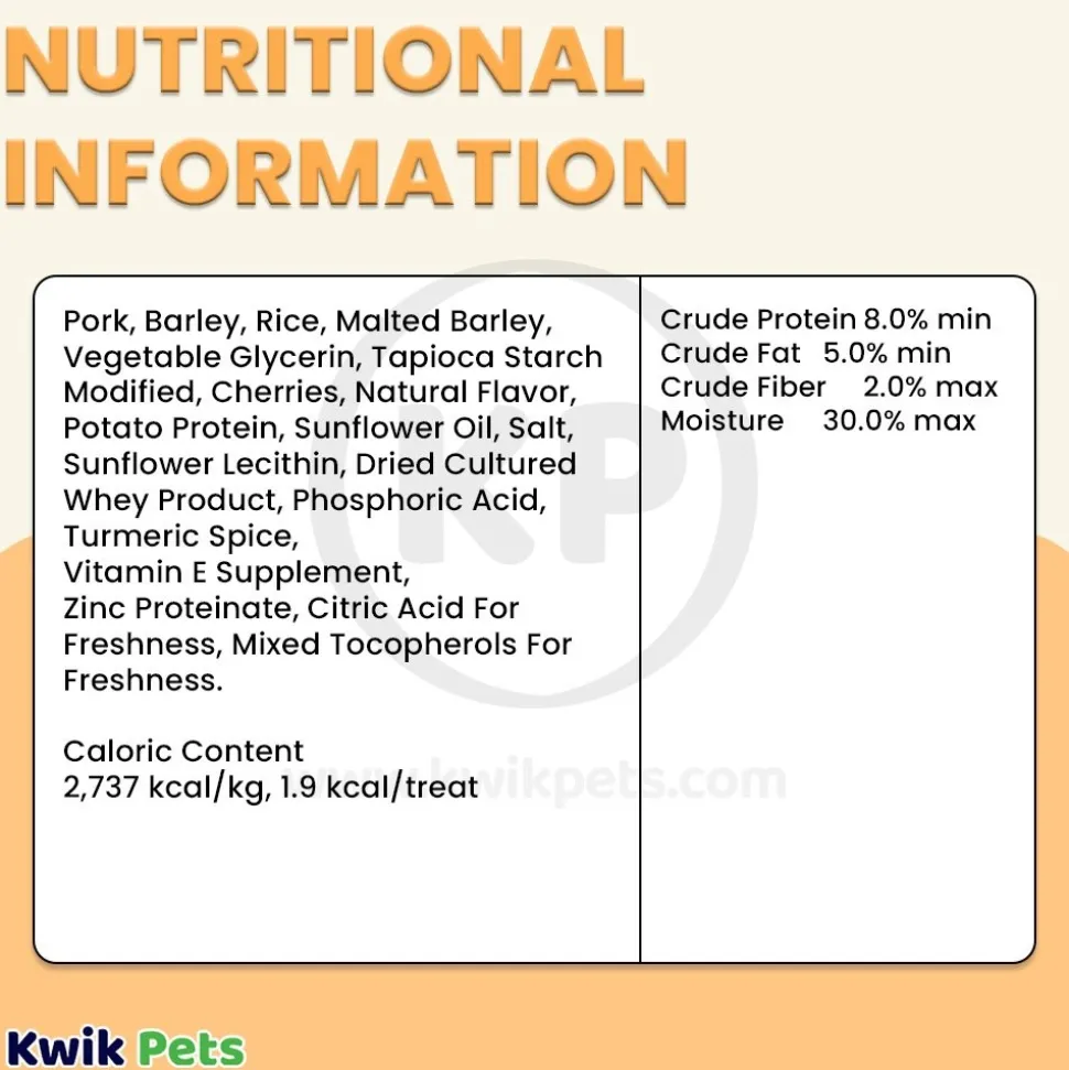 Zuke's Mini Naturals Training Dog Treats Pork Recipe 6-oz