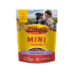 Zuke's Mini Naturals Training Dog Treats Rabbit Recipe 6-oz