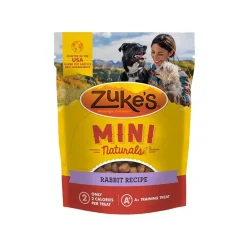 Zuke's Mini Naturals Training Dog Treats Rabbit Recipe 1-lb