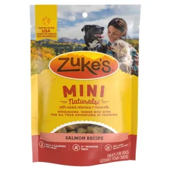 Zuke's Mini Naturals Training Dog Treats Salmon Recipe 1-lb