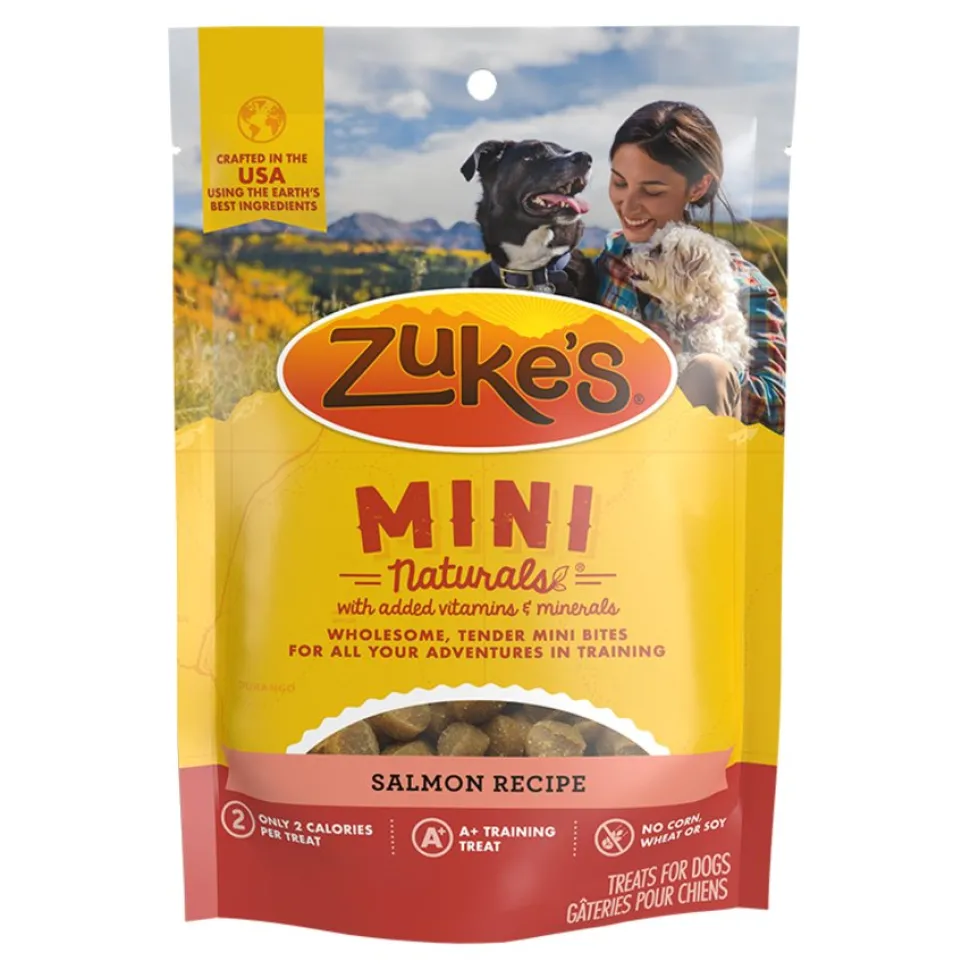 Zuke's Mini Naturals Training Dog Treats Salmon Recipe 1-lb