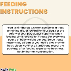 Zuke's Mini Naturals Training Dog Treats Chicken Recipe 6-oz
