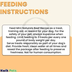 Zuke's Mini Naturals Training Dog Treats Beef Recipe 6-oz