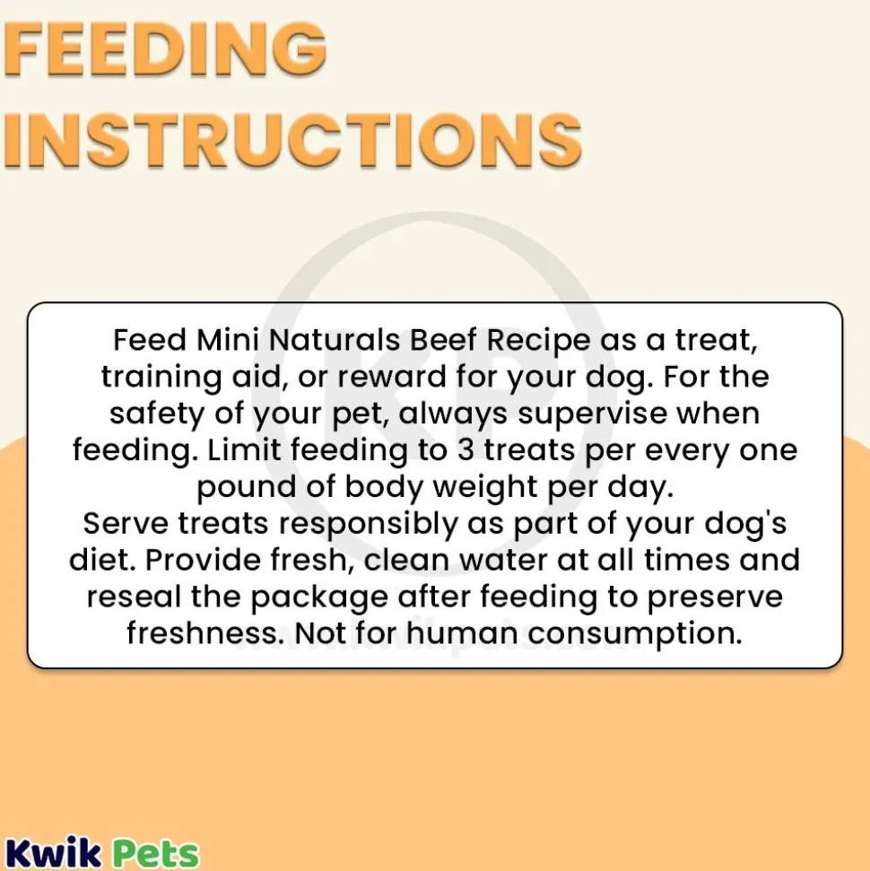Zuke's Mini Naturals Training Dog Treats Beef Recipe 6-oz