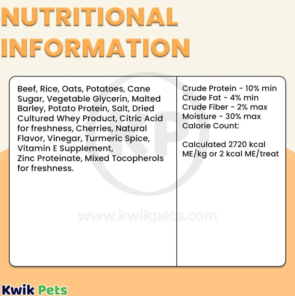 Zuke's Mini Naturals Training Dog Treats Beef Recipe 6-oz