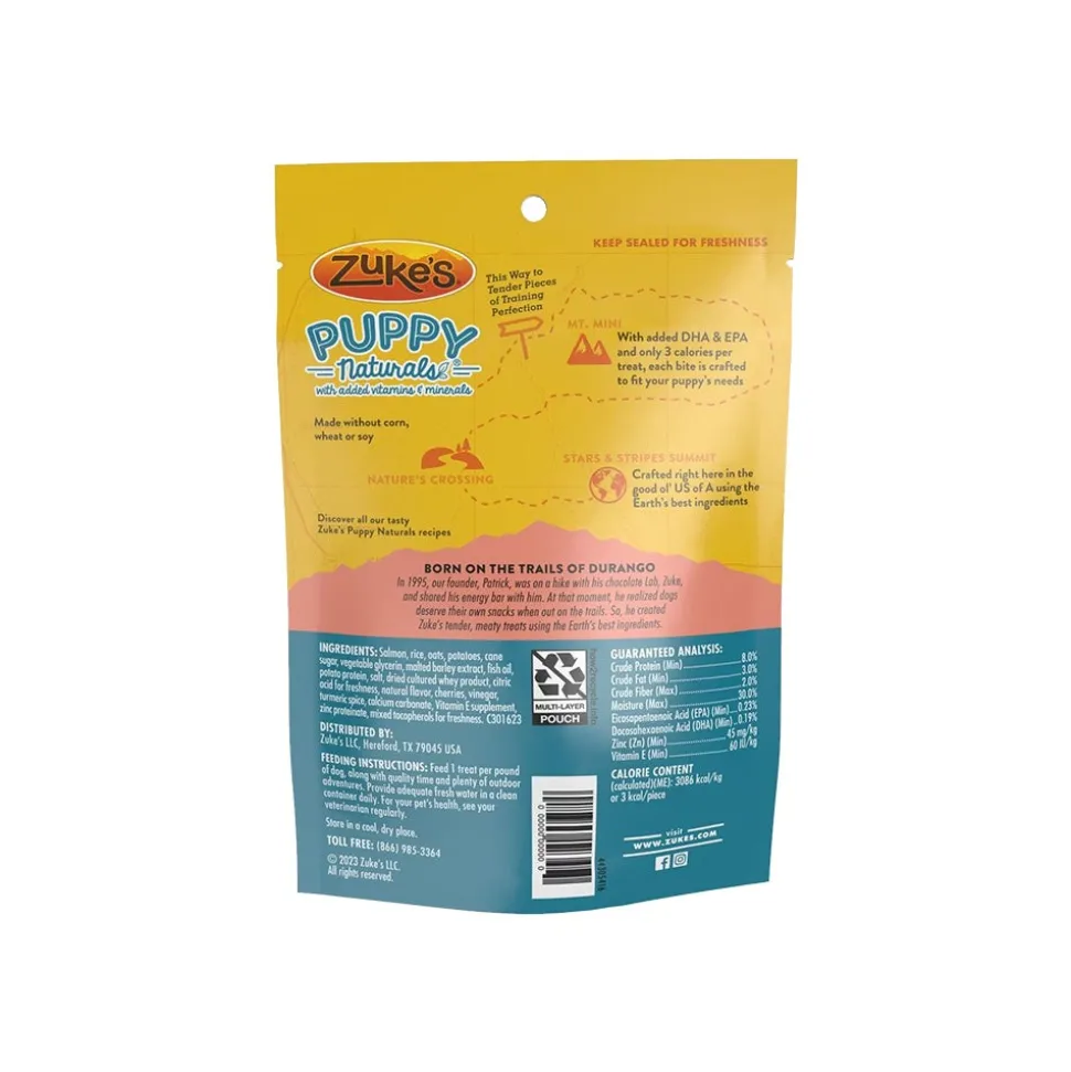 Zuke's Puppy Naturals Training Dog Treats Salmon Recipe 5-oz