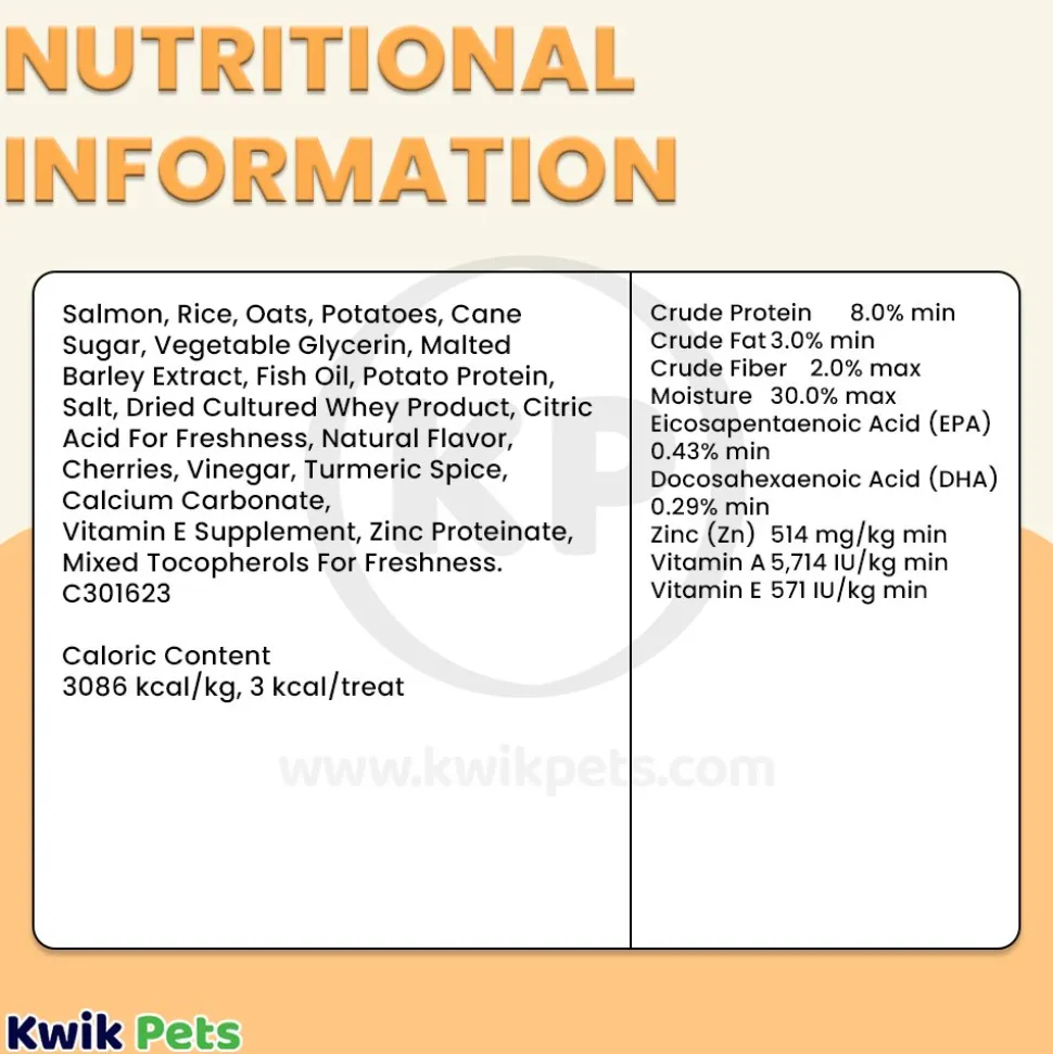 Zuke's Puppy Naturals Training Dog Treats Salmon Recipe 5-oz