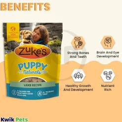 Zuke's Puppy Naturals Training Dog Treats Lamb Recipe 5-oz