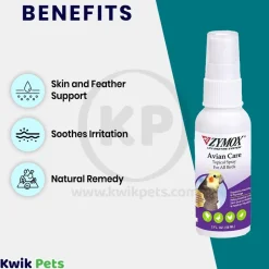 Zymox Avian Care Topical Solution Spray for All Birds 2-oz