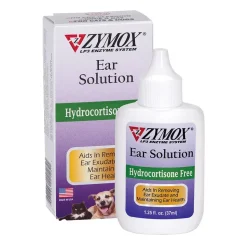 Zymox Ear Solution without Hydrocortisone 1.25-oz