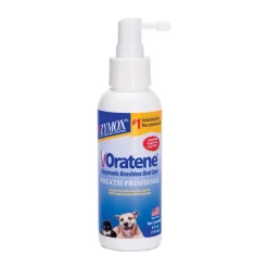 Zymox Enzymatic Brushless Oral Care Breath Freshener Spray for Dogs & Cats 4-oz