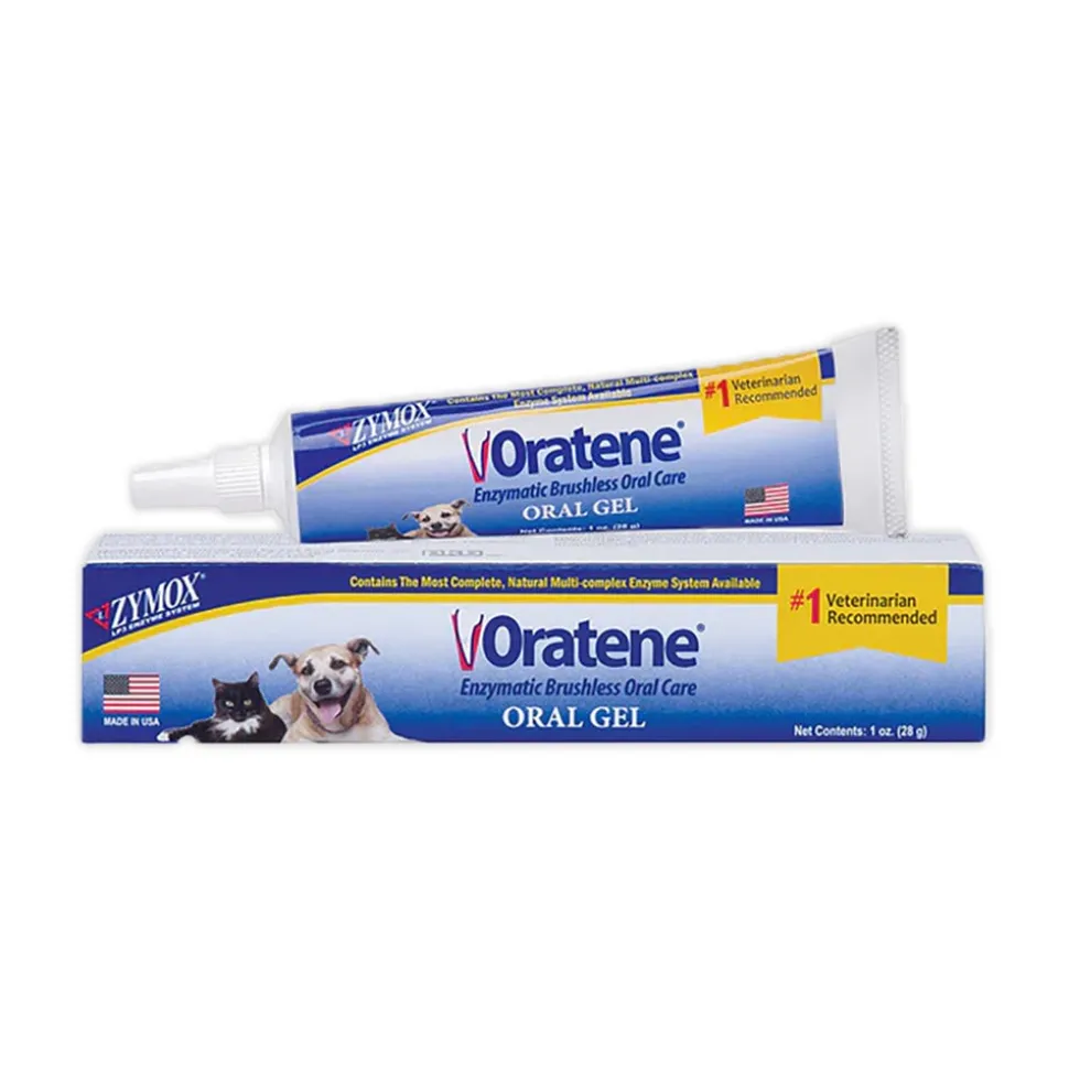 Zymox Oratene Brushless Enzymatic Oral Gel for Dogs & Cats 1-oz