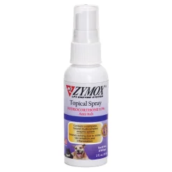 Zymox Topical Spray with 0.5% Hydrocortisone for Dogs & Cats 2-oz